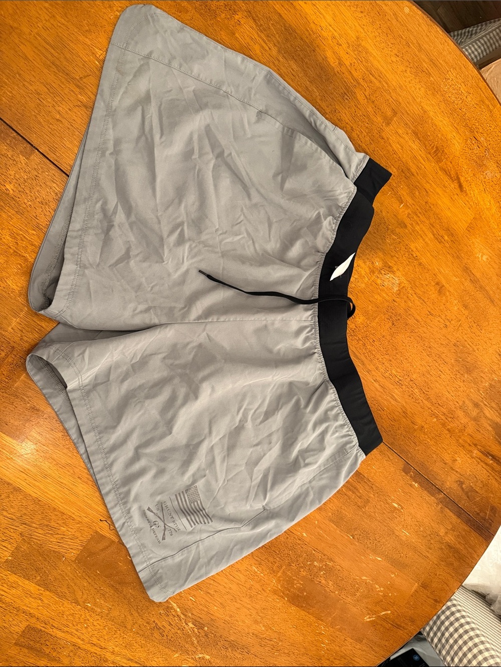 Grunt Style Gray Athletic Shorts with Black Waistband xxl